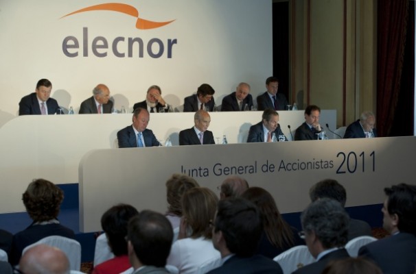 Elecnor pagará el próximo miércoles 0,05 euros por acción de dividendo