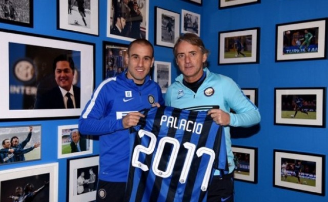 Rodrigo Palacio renueva con el Inter hasta 2017