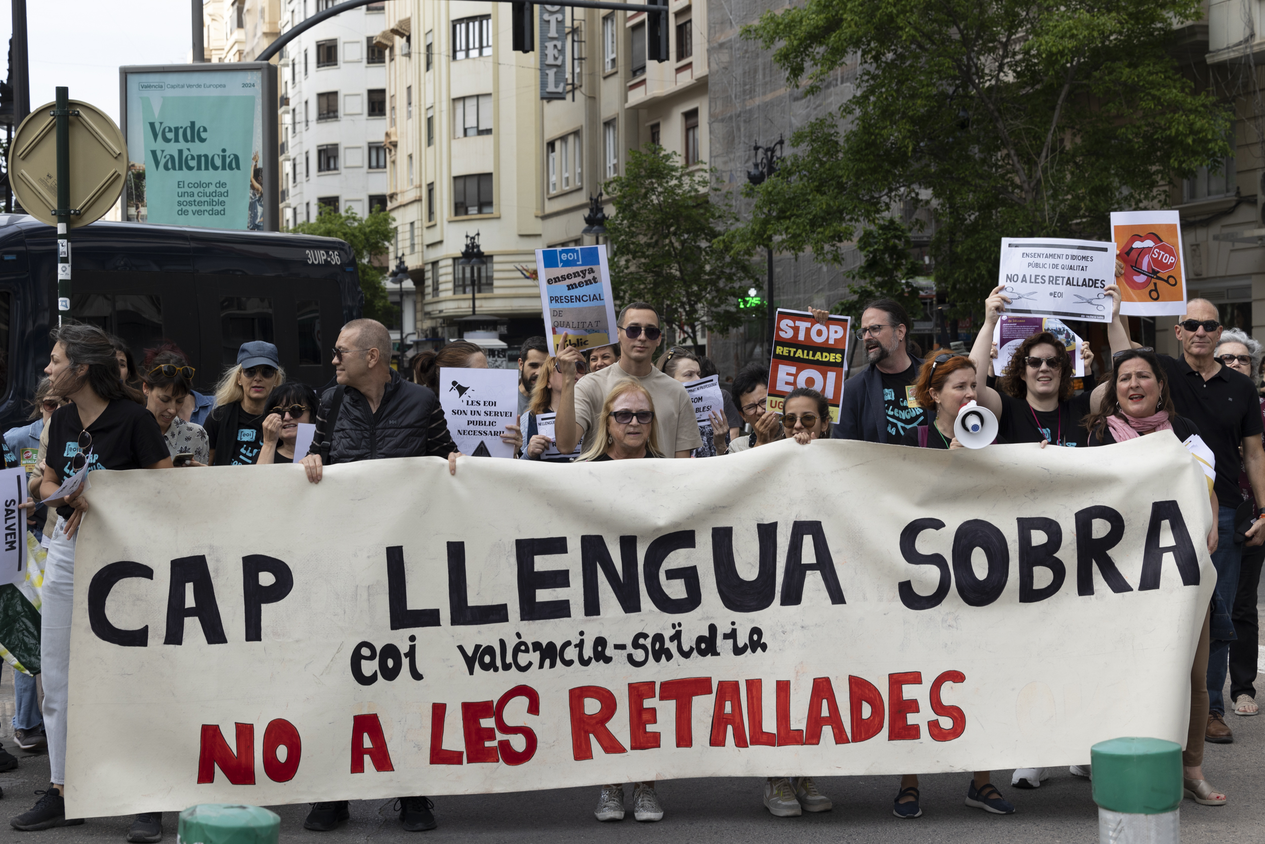 Manifestación en València contra la ley de libertad educativa (Fotos: Eva Máñez)