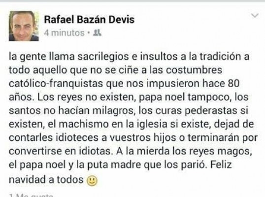 El concejal de Podemos en Museros dimitirá tras mandar 