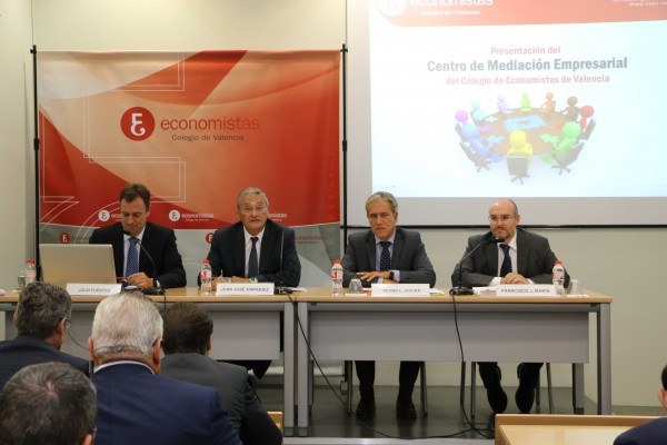 El colegio de economistas de Valencia presenta su centro de mediación empresarial