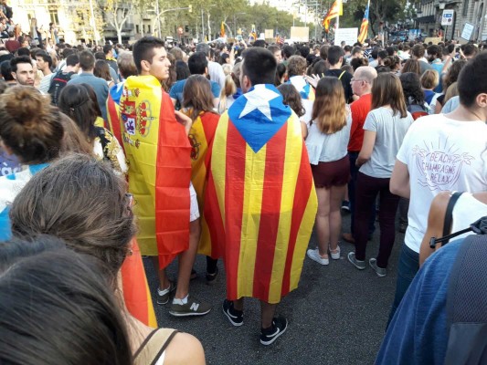 Octubre ferit a Barcelona