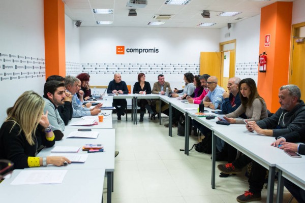 El Bloc deja de asistir a la Permanente de Compromís molesto con miembros de Iniciativa