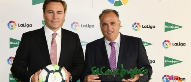 El Corte Inglés y LaLiga firman un acuerdo de patrocinio para la temporada 2017-18
