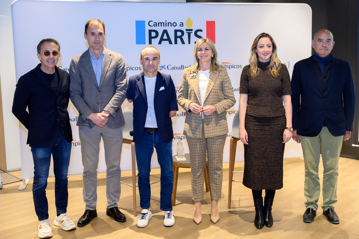 CaixaBank recibe a Ricardo Ten tras sus tres medallas en el Campeonato del Mundo de Pista Paralímpico (Fotos: Kike Taberner)