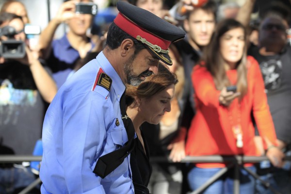 Trapero sale de la Audiencia en libertad sin medidas cautelares tras declarar por un delito de sedición