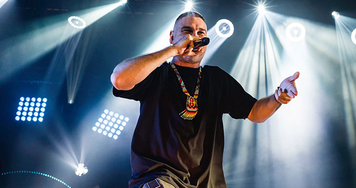 El rapero Kase.O, en un reciente concierto - 