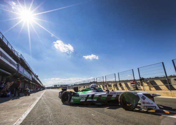 El Audi e-tron FE04, rápido y fiable en Valencia