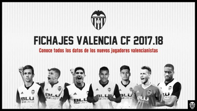El Valencia invirtió 28 millones de euros en fichajes el pasado verano