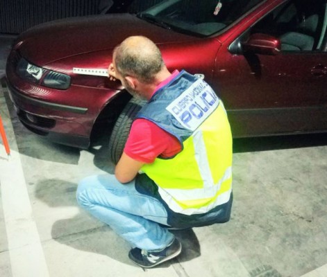Doce detenidos en Alicante por simular accidentes de tráfico