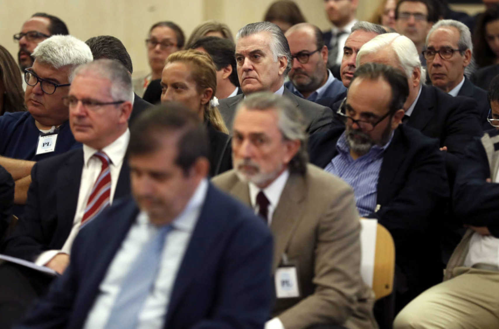 Banquillo de acusados de la trama Gürtel. Foto: EFE - 