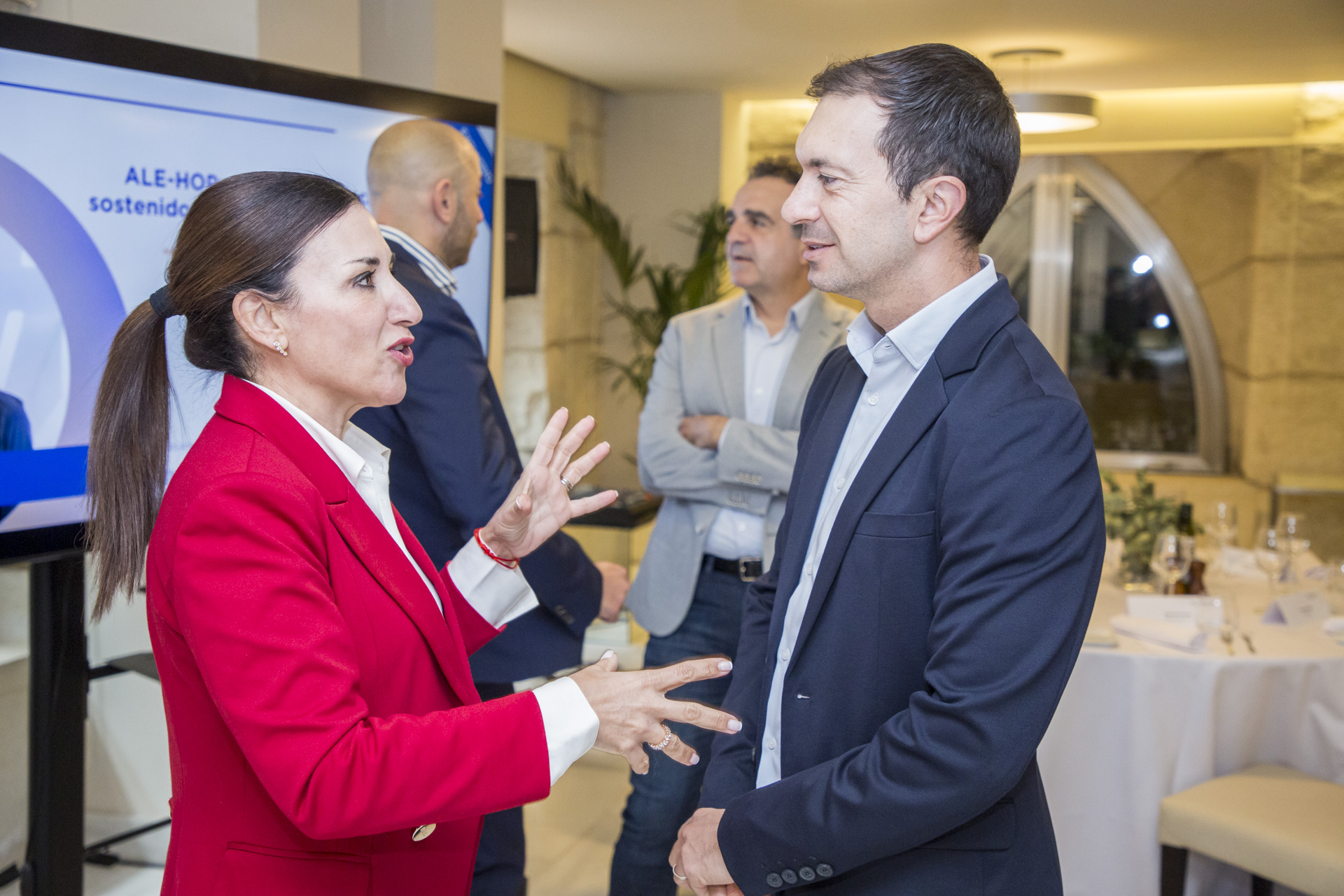 Almuerzo directivo con Darío Grimalt de Ale-hop (Fotos: Joaquín Pascual)