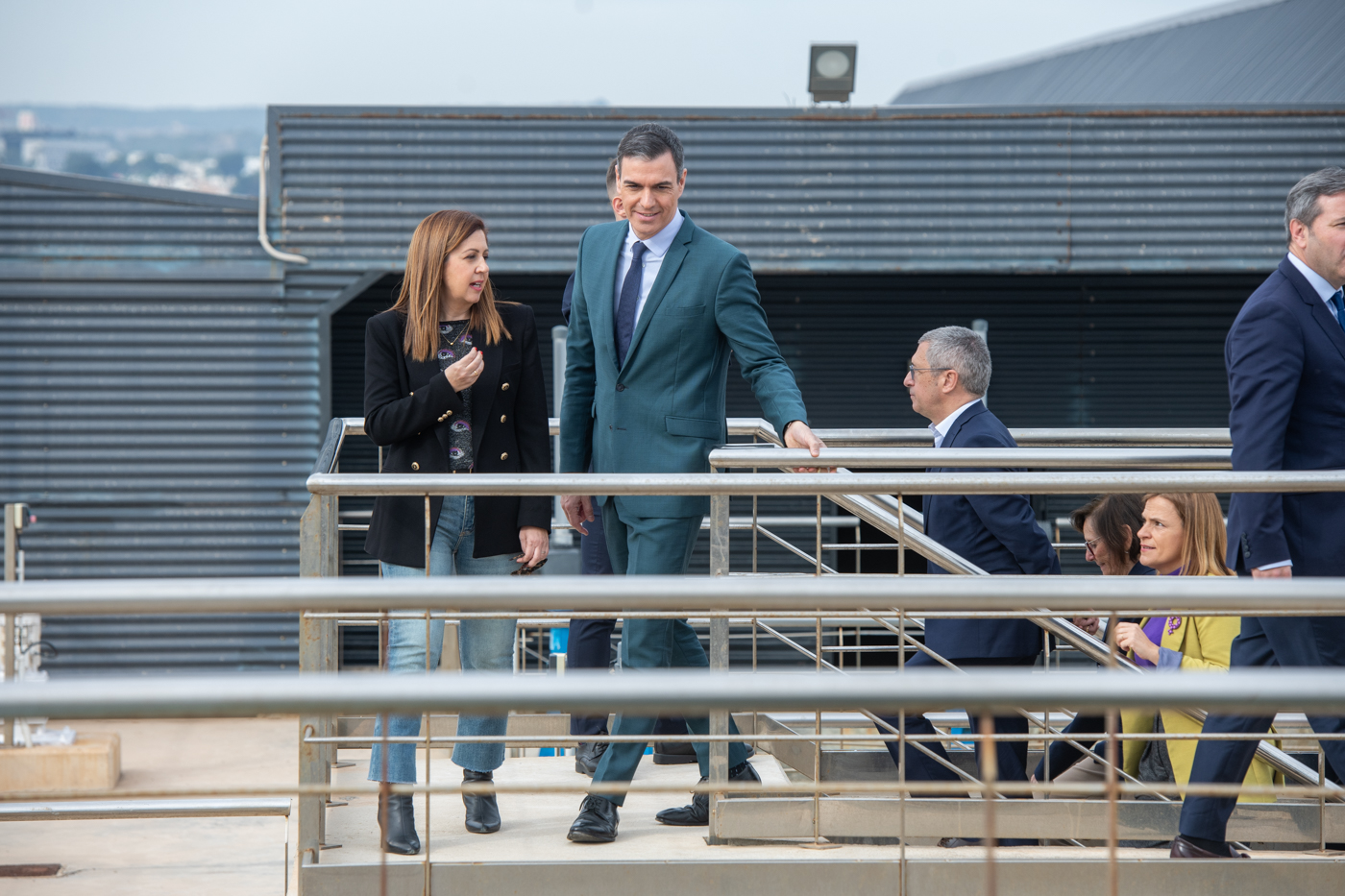 Visita de Pedro Sánchez a la desaladora de Torrevieja (Fotos: Rafa Molina)
