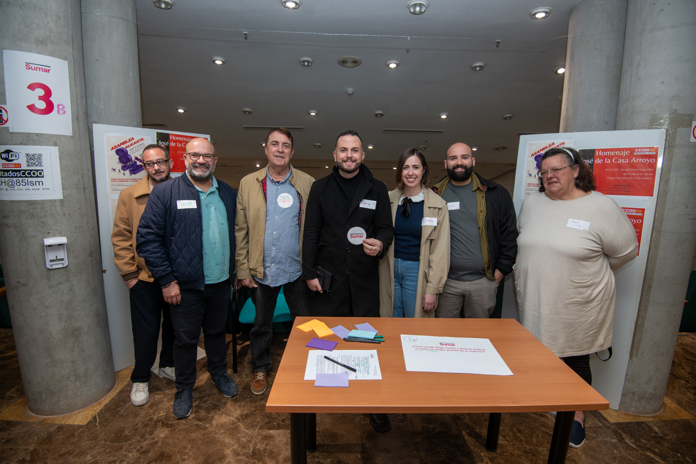 Primera asamblea de Sumar en Alicante (Fotos: Rafa Molina)