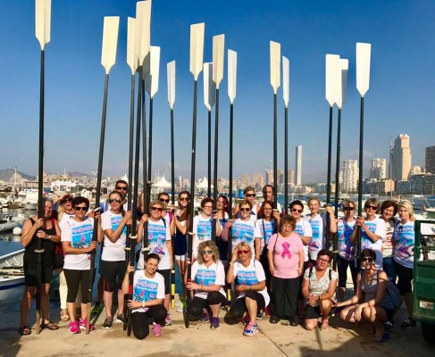 El CN de Benidorm iniciará en el remo a mujeres que han padecido cáncer de mama  
