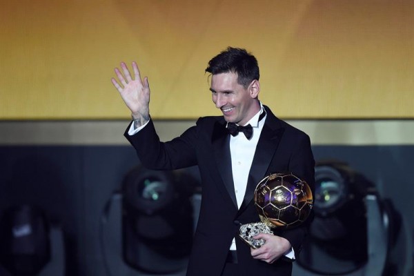 Leo Messi consigue su quinto Balón de Oro