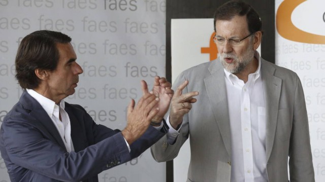 Aznar reaparece el jueves en València después de pedir a Rajoy que actúe en Cataluña o vaya a las urnas

