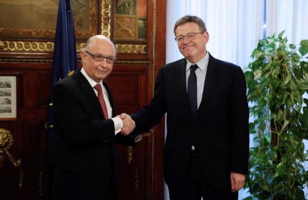Montoro promete desbloquear la reforma de la financiación tras reunirse con Puig
