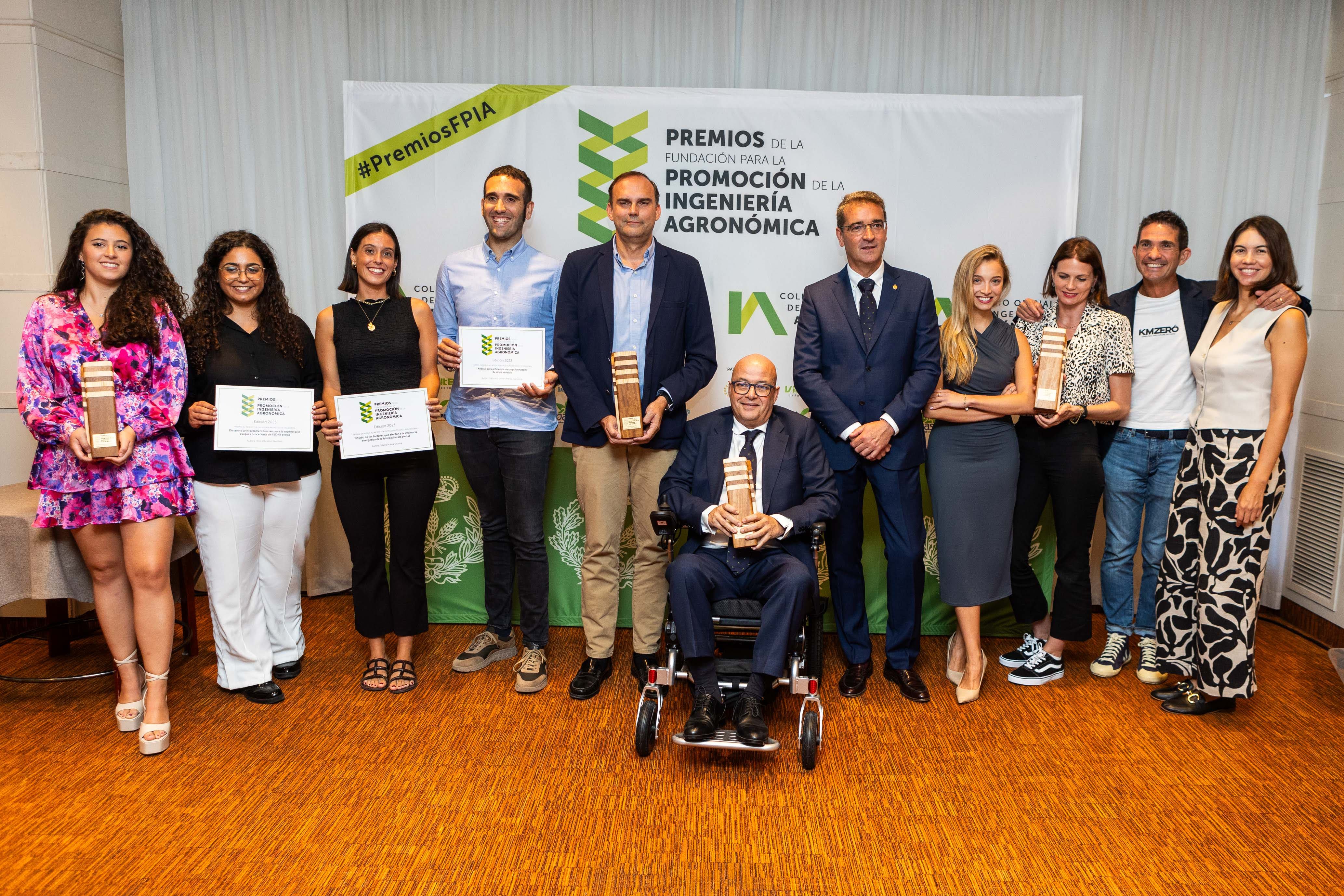 IX edición de los Premios FPIA del Colegio de Ingenieros Agrónomos de Levante (COIAL)