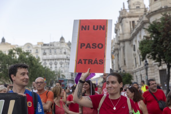Manifestación 'Ni un pas enrere' en València (Fotos: Eva Máñez)
