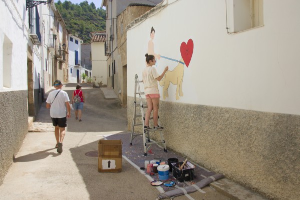 Fanzara ja llueix els murals del MIAU 2023 (Fotos: Antonio Pradas)