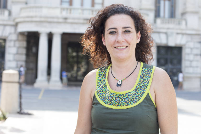 La concejala de València en Comú, Neus Fábregas. Foto: ESTRELLA JOVER - 