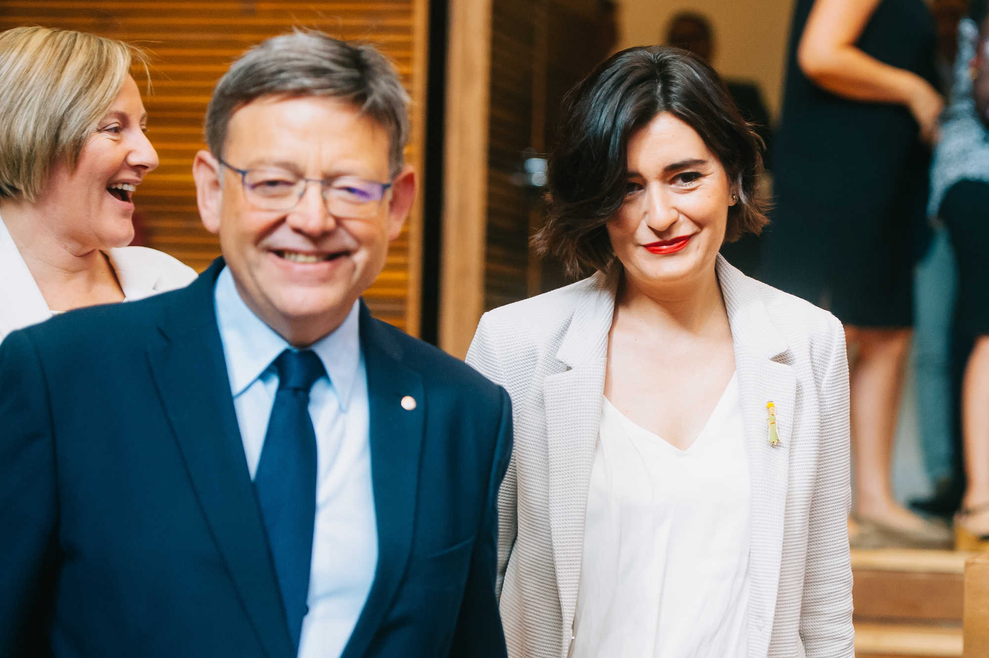 Ximo Puig y la consellera Camen Montón. Foto: KIKE TABERNER - 