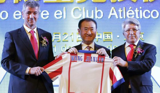 El Atlético de Madrid sospecha la posible marcha de Wang Jianlin