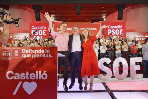 Pedro Sánchez arropa a Amparo Marco para revalidar la alcaldía de Castelló (Fotos: Antonio Pradas)