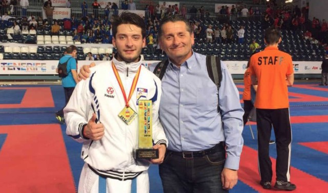 Pablo Pereira, una carrera prometedora en el karate