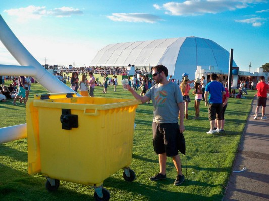 Los festivales musicales de la Comunitat, los que más envases reciclan de toda España