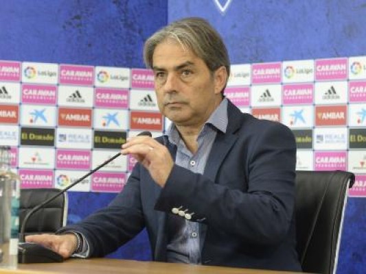 Natxo González, técnico del Zaragoza: 
