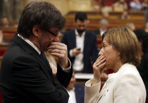 Forcadell comunica que Puigdemont no irá al Senado para defender su postura ante el 155