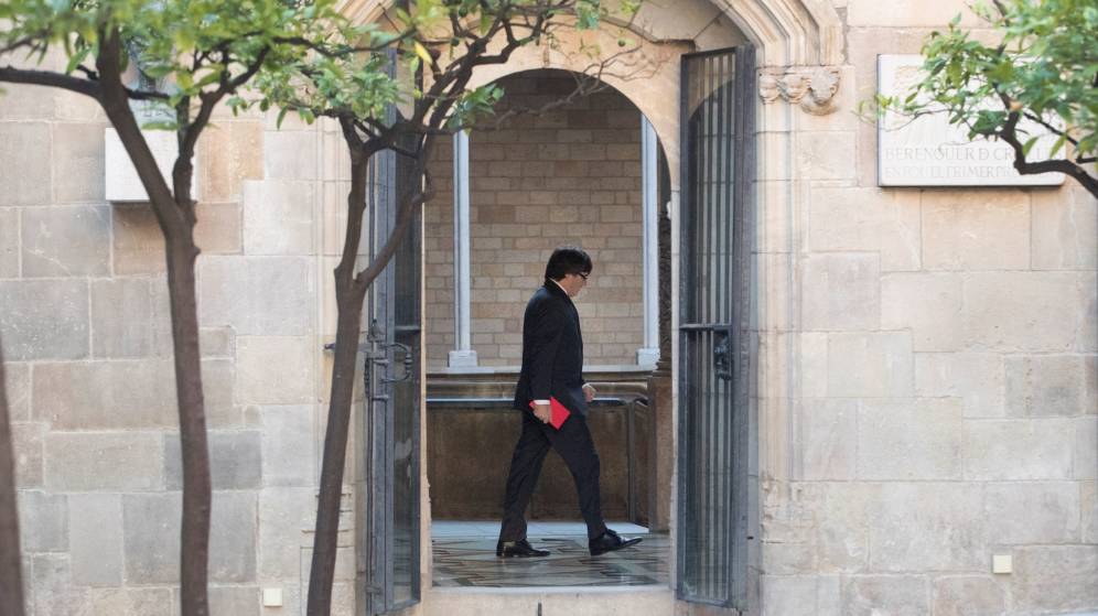 El presidente de la Generalitat, Carles Puigdemont. Foto: EFE - 