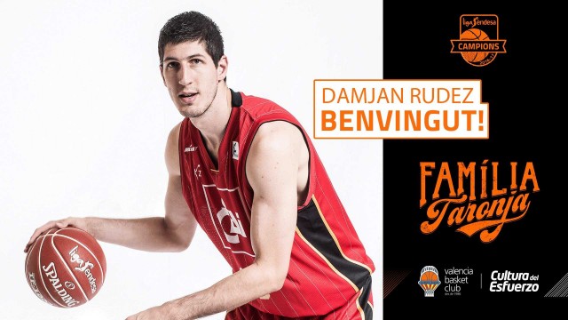 Valencia Basket ficha al ala-pívot croata Damjan Rudez
