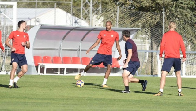 N'Zonzi volvió a trabajar con la plantilla y podría reaparecer ante Leganés