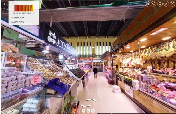 Un recorrido virtual por el Mercado de Ruzafa 