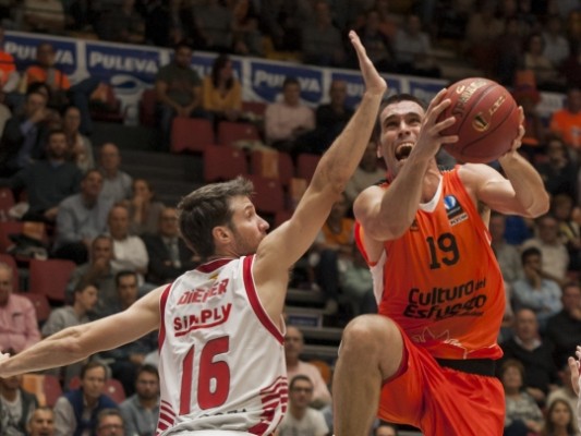 El Valencia Basket es ya el equipo con mejor 'basket average' de la segunda fase