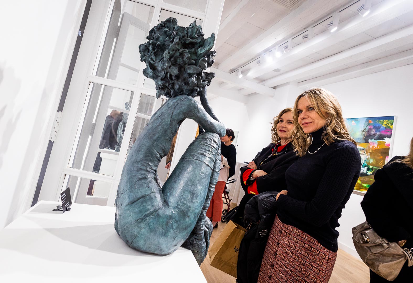 Inauguración de la nueva galería francesa In Arte Veritas en el centro de Valencia (Fotos: José Luis Bort)