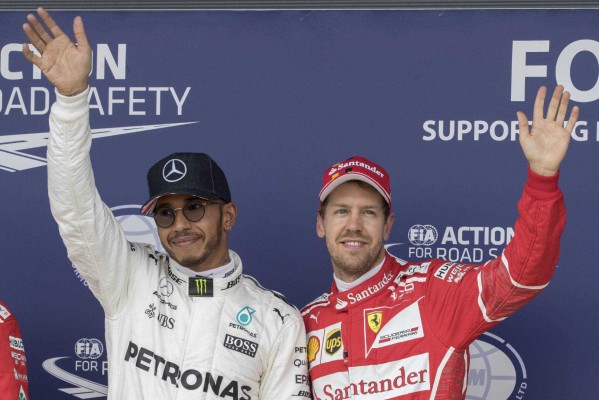 Vettel saldrá desde la 'pole' y Hamilton desde la tercera plaza