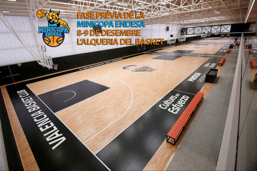 L’Alqueria del Basket acogerá la fase previa de la Minicopa Endesa