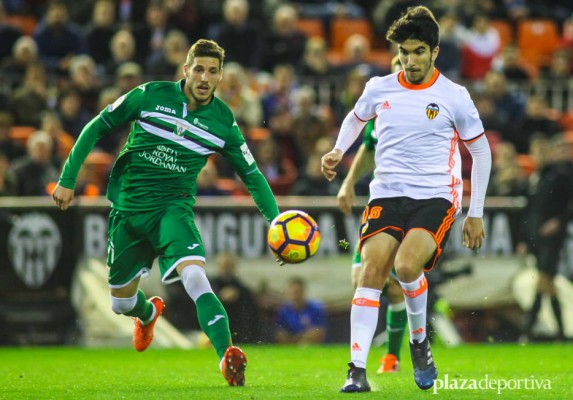 El Valencia ganó al Leganés en el único precedente en Liga en Mestalla