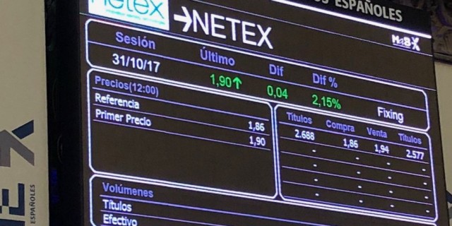 La tecnológica gallega Netex sube un 2,15% en su estreno en el MAB