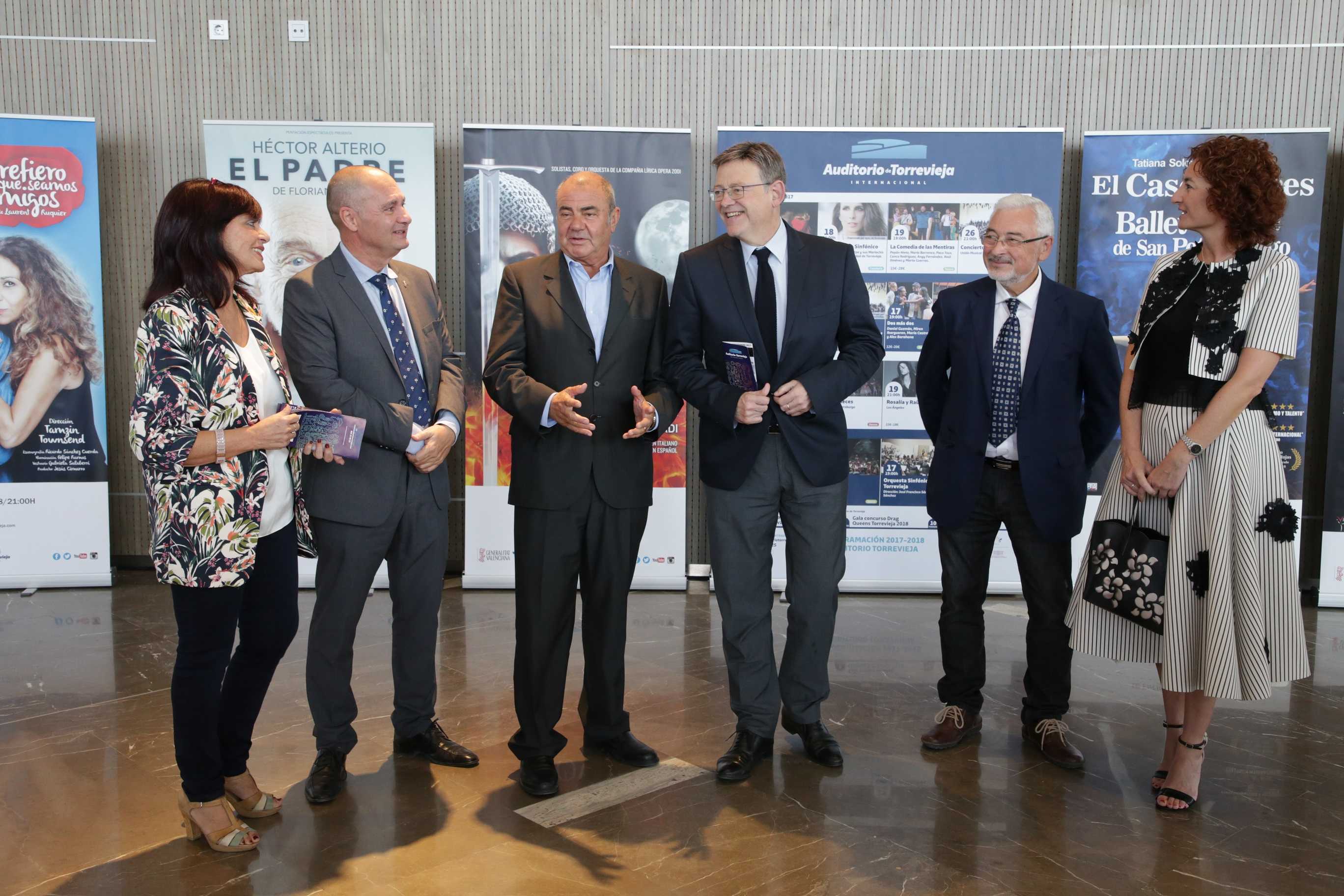 Puig 'apadrina' la nueva etapa de otro 'elefante blanco' del PP: el Auditorio de Torrevieja  