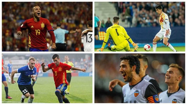 El Valencia CF, con varios aspirantes a 'La Roja'