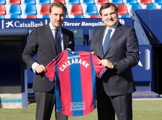 CaixaBank renueva su condición de patrocinador oficial del Levante UD hasta el año 2020