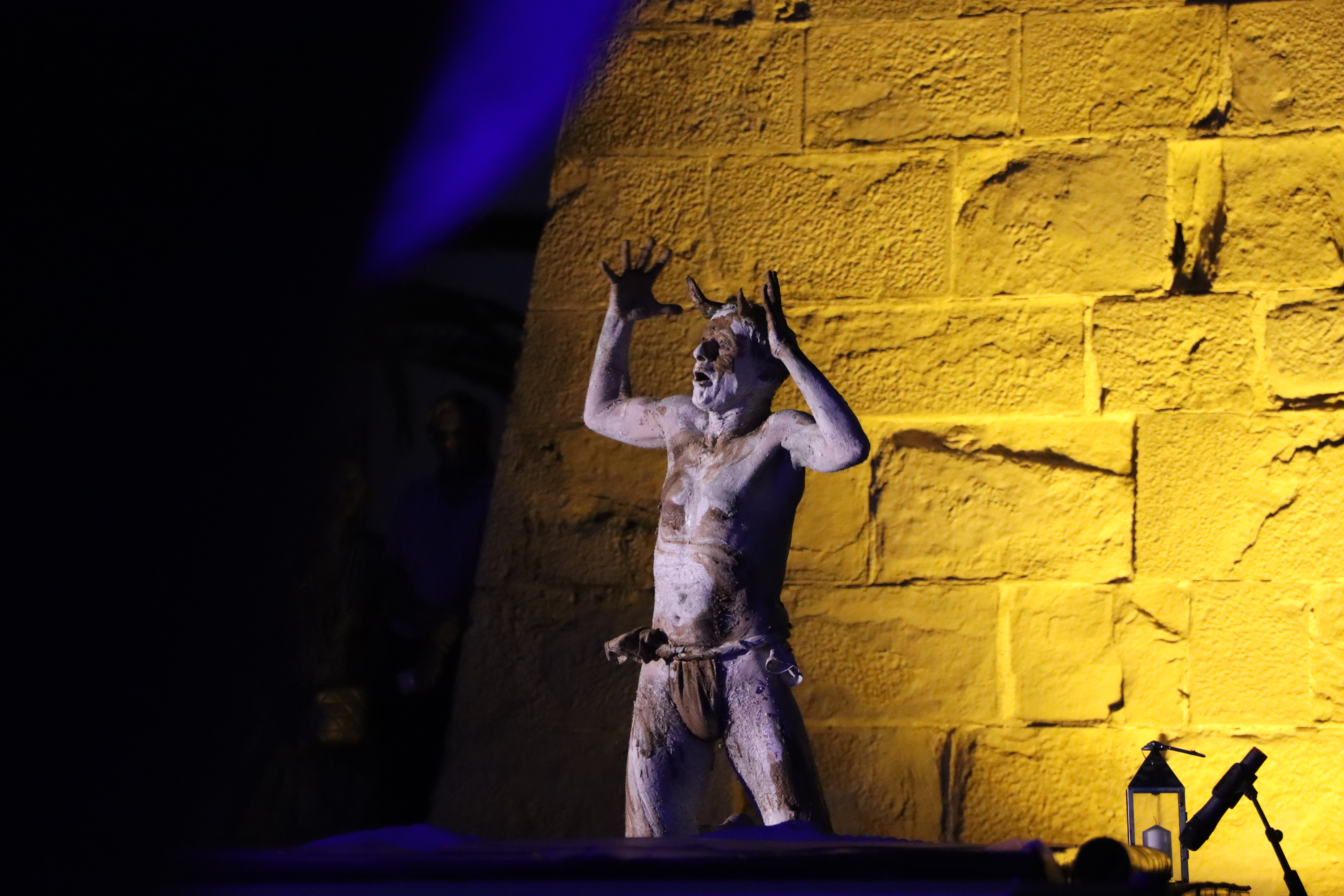 Espectáculo de danza japonesa Butoh en Teulada Moraira