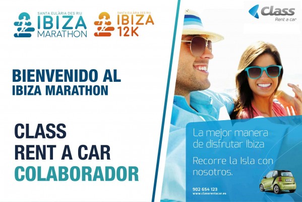Class Rent a Car ofrecerá servicios especiales en alquiler de vehículos a los corredores del Ibiza Marathon e Ibiza 12K