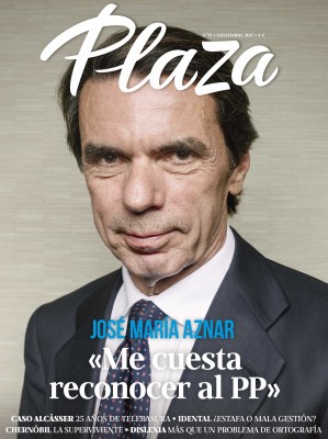 José María Aznar, portada de la revista Plaza de noviembre