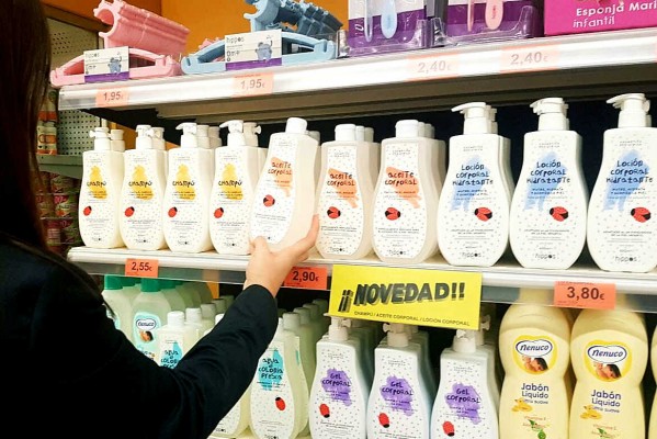 La alicantina Hippos Baby Care fabrica la nueva línea de higiene infantil de Mercadona